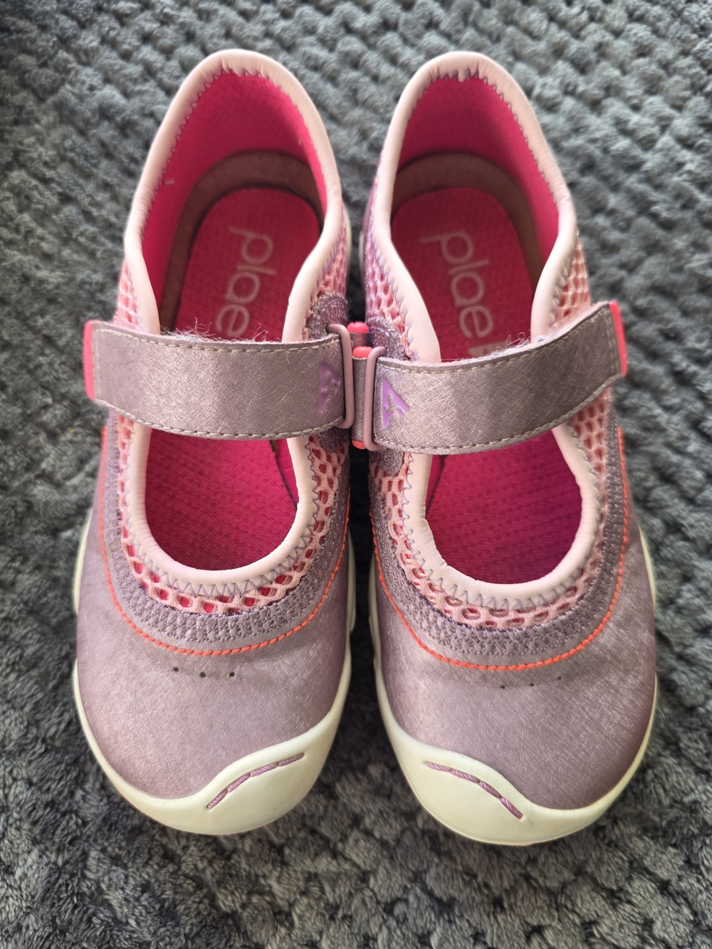 PLAE Kids Mary Jane Sneakers in Pink and Light Purple - Picture 2 of 6